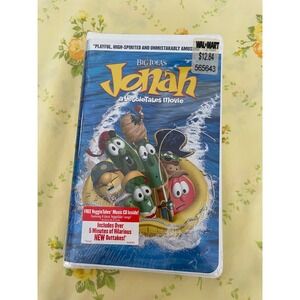 Jonah A VeggieTales Movie VHS 2002 Big Idea Factory Sealed with Bonus Music CD